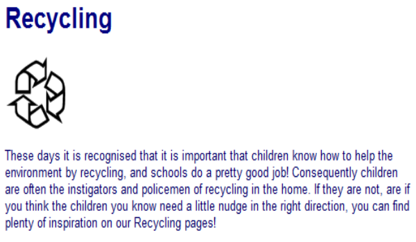 Recycling | Recurso educativo 40049