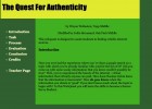 The Quest for Authenticity | Recurso educativo 41678
