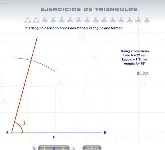 Ejercicios de triángulos | Recurso educativo 41902