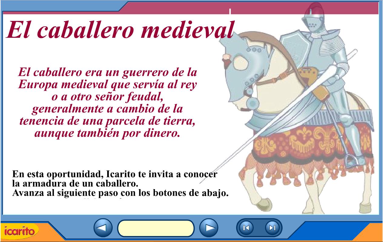 El caballero medieval | Recurso educativo 43072