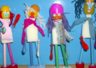 Muñecas con Tapones y Piezas Recicladas | Recurso educativo 43348