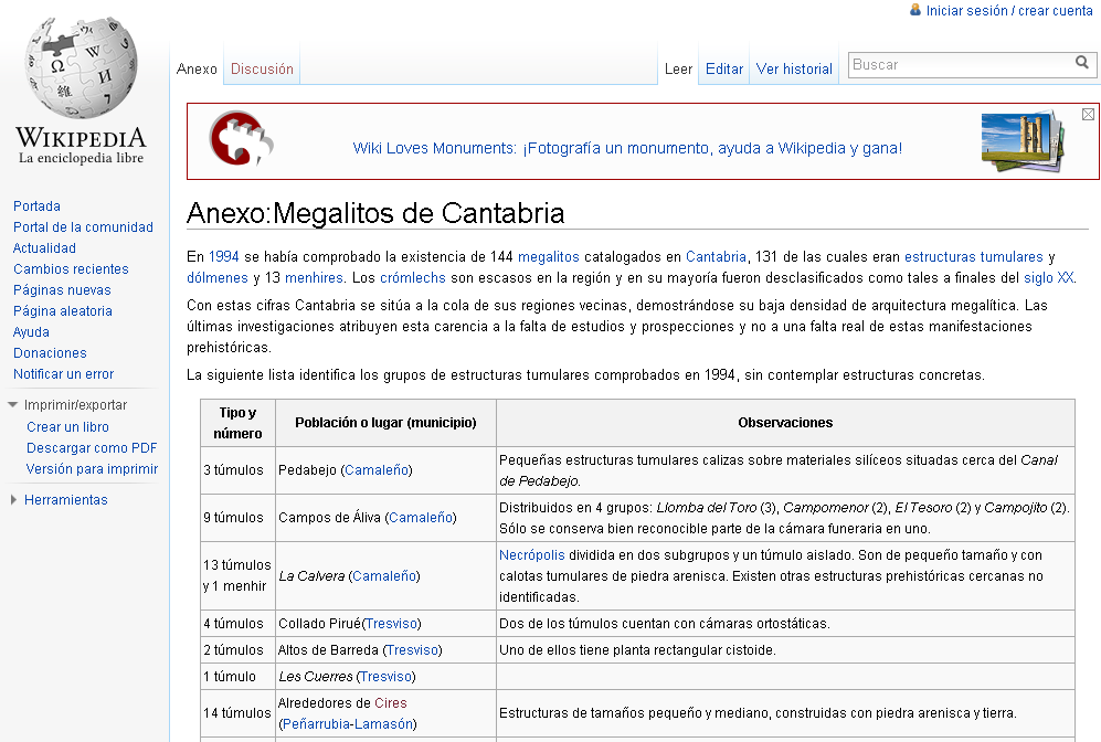 Megalitos de Cantabria | Recurso educativo 44393