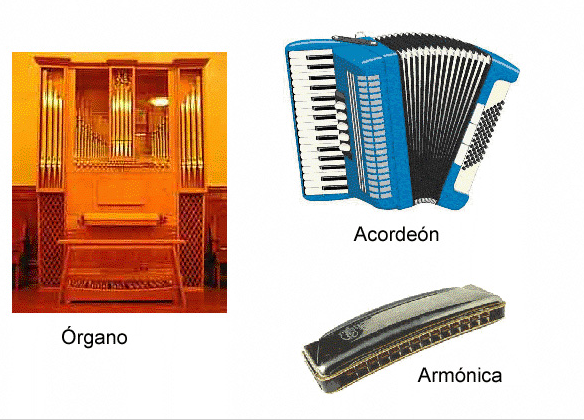 Órgano, acordeón y armónica | Recurso educativo 46011