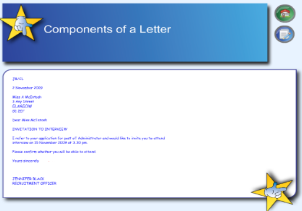 Letter layout | Recurso educativo 46489