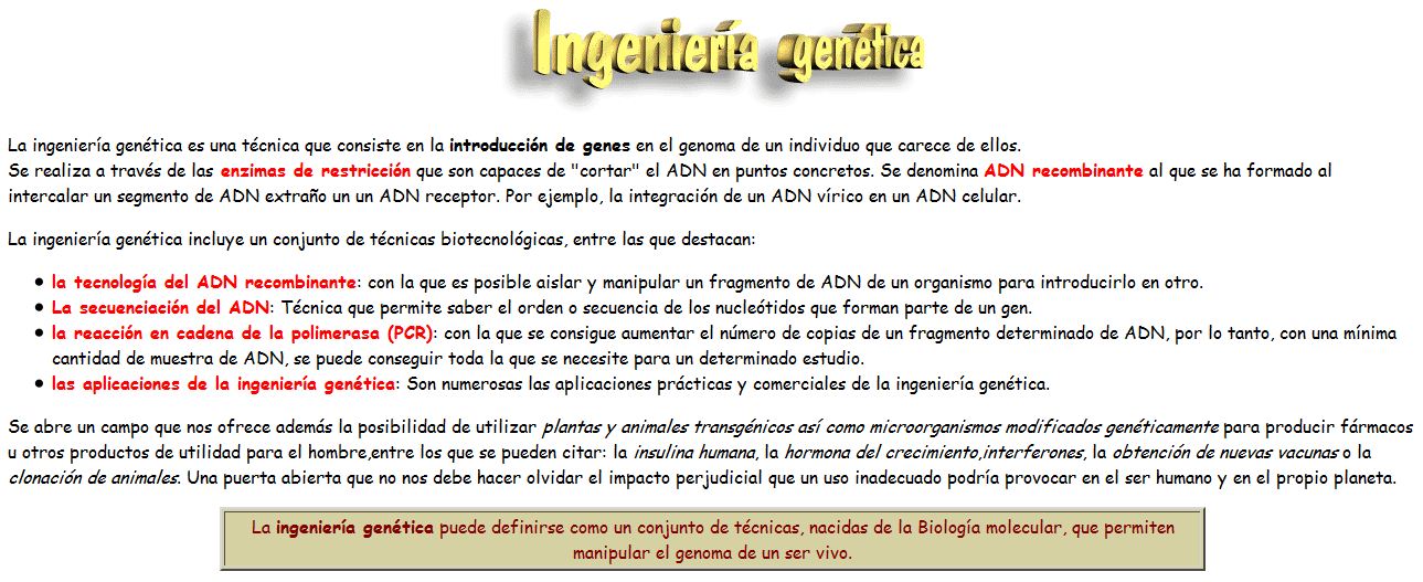 Enginyieria genètica | Recurso educativo 47775
