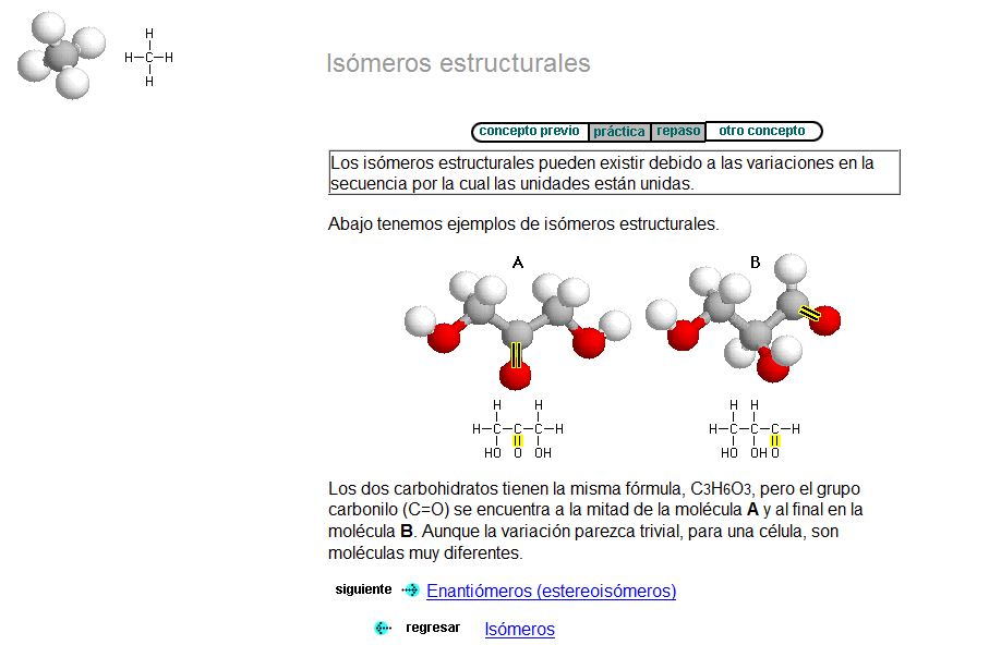 Isómeros estructurales | Recurso educativo 48740