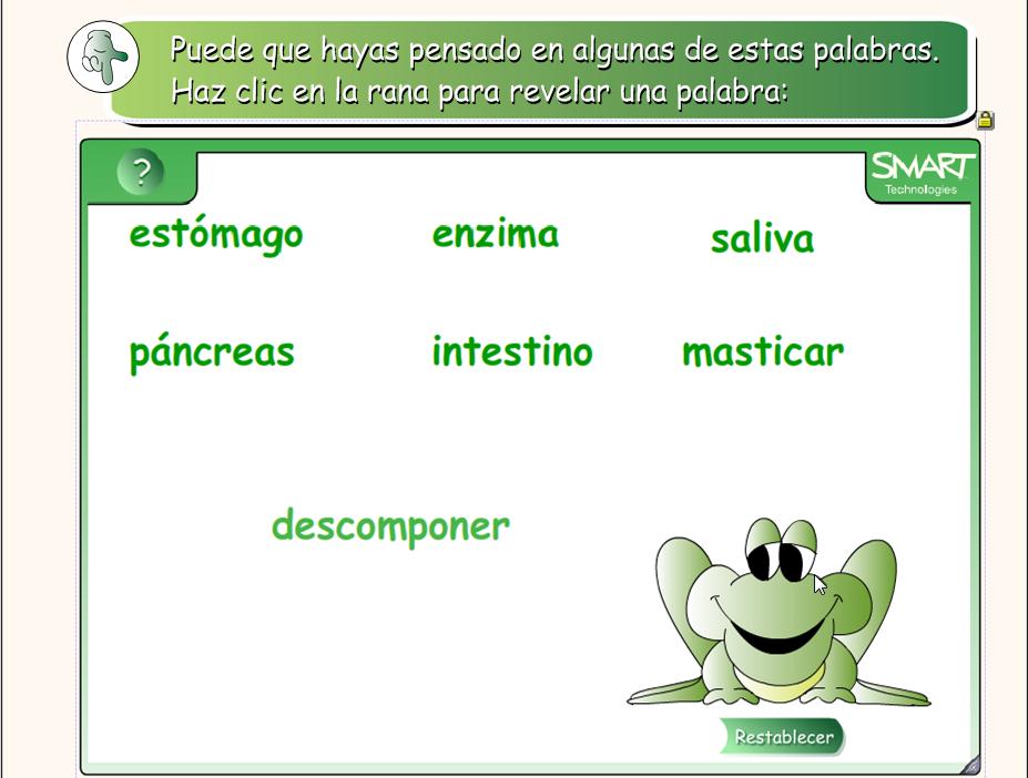 diagrama del sistema digestivo de la rana