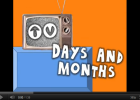 Song: TV days and months | Recurso educativo 50550