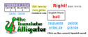 Game: The translator alligator | Recurso educativo 52353