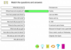 Match the questions and answers | Recurso educativo 53799