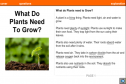 What do plants need to grow? | Recurso educativo 54021