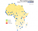 Map quiz: The capitals of Africa | Recurso educativo 58727