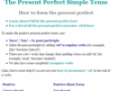 How to form the present perfect | Recurso educativo 60360