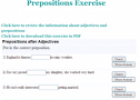 Adjectives and prepositions exercise | Recurso educativo 61952