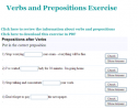 Verbs and prepositions exercise | Recurso educativo 61956
