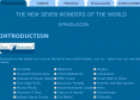 Webquest: The new seven wonders of the world | Recurso educativo 10009