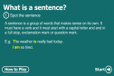 What is a sentence? | Recurso educativo 17708