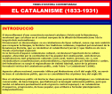 El catalanisme (1833-1931) | Recurso educativo 18443
