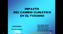 Impacto del cambio climatico en el turismo | Recurso educativo 18912