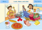Food (look, listen and find) | Recurso educativo 21539