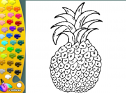 ¡A Colorear Frutas!: Piña | Recurso educativo 28614