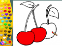 ¡A Colorear Frutas!: Cerezas | Recurso educativo 28722