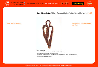 Ana Mendieta's Tallus Mater (Madre Tallo / Stem Mother) | Recurso educativo 75325