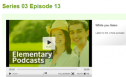 Elementary podcasts: Series 03 Episode 13 | Recurso educativo 77143