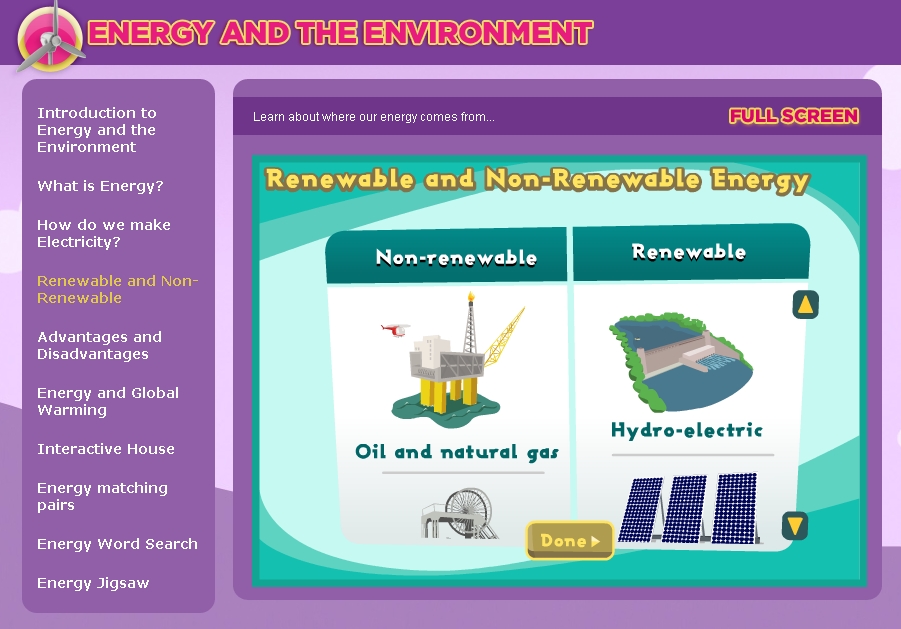 Renewable and non-renewable energy sources | Recurso educativo 89260