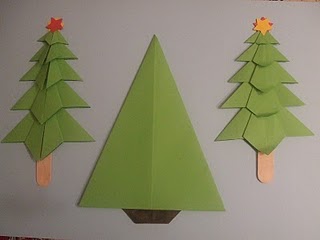 Árboles de Navidad con papel | Recurso educativo 91288