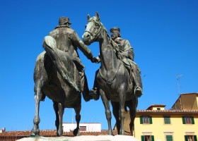 Meeting between King Victor Emmanuel II and Garibaldi | Recurso educativo 103167