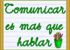 "Comunicar es más que hablar......": MATERIAL PARA LA ESTRUCTURACIÓN DEL | Recurso educativo 110362