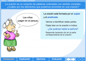 La oración: el sujeto y el predicado. | Recurso educativo 118532