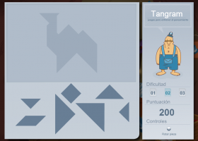 Juego de tangram para desarrollar la atención en niños de 11 y 12 años : camello | Recurso educativo 404816
