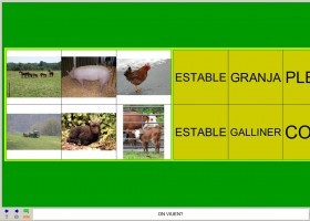 JClic: Animals domèstics, salvatges i de granja | Recurso educativo 685601