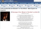 Letra traducida de Blowin' In The Wind - Bob Dylan | Recurso educativo 686964