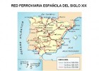 Mapa de la red ferroviaria española del siglo XIX | Recurso educativo 728414