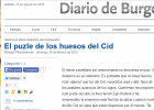 El puzle de los huesos del Cid - Diario de Burgos | Recurso educativo 733267