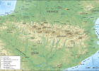 File:Pyrenees topographic map-en.svg - Wikimedia Commons | Recurso educativo 737416