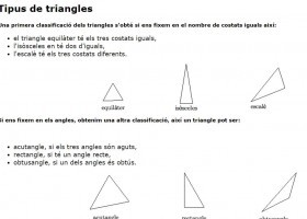 Tipus de triangles | Recurso educativo 737792