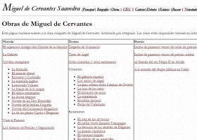 Obras de Miguel de Cervantes | Recurso educativo 738284