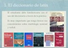 Consejos para el uso del diccionario de latín | Recurso educativo 747243