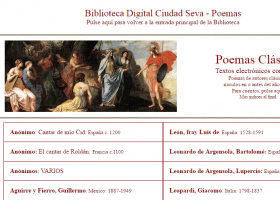 Textos electrónicos de poemas clásicos | Recurso educativo 747308