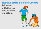 Resolucion de conflictos: Eduardo y Guillermo encuentran un billete | Recurso educativo 755546