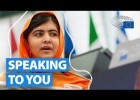 Discurso da activista Malala Yousafzai ante o Parlamento Europeo | Recurso educativo 790606