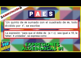 2 EJERCICIOS - Expresiones algebraicas - Matemática n°1 | Recurso educativo 7902540