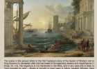 Painting: Seaport with the Embarkation of the Queen of Sheba | Recurso educativo 39534