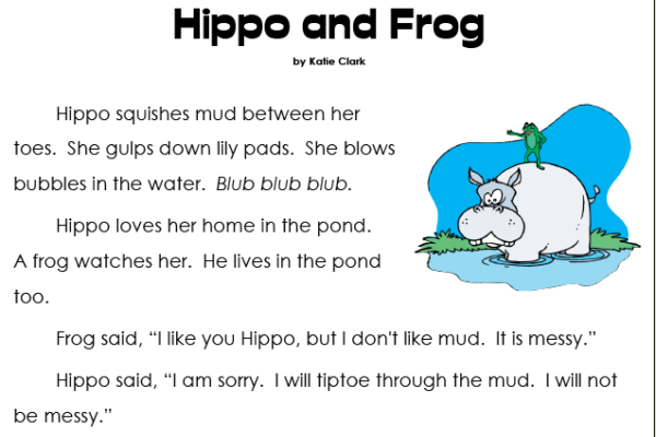 Hippo and frog | Recurso educativo 42801