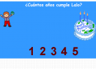 Matemáticas en línea: cumpleaños | Recurso educativo 49494