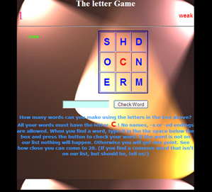 The letter game | Recurso educativo 49777